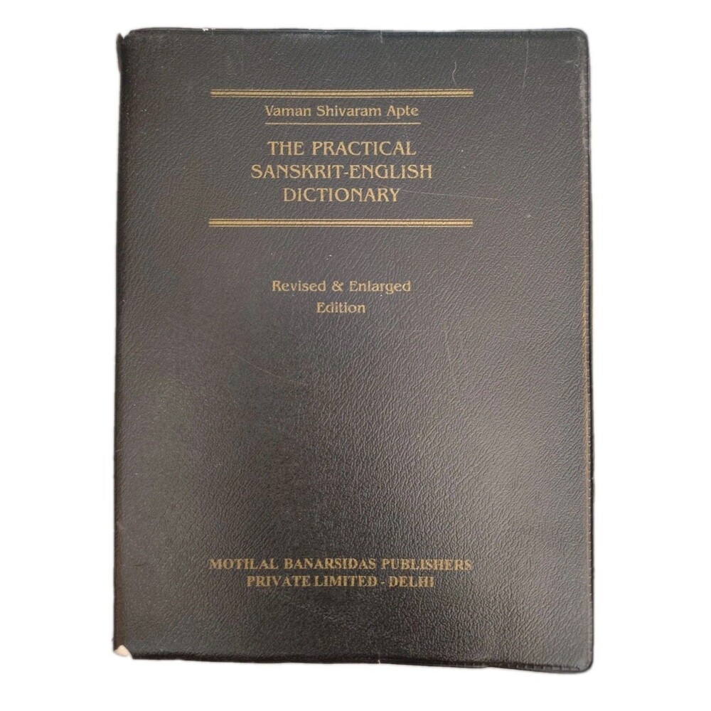 The Practical Sanskrit-English Dictionary V S Apte Hardcover Motilal Banarsidass